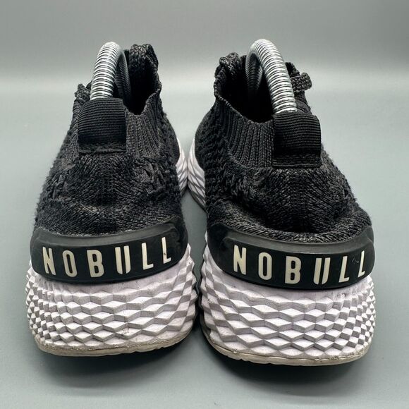 Nobull Diamond Knit Runner Women's 9 Graphite Athletic Sneakers Lace Up Low Top - Picture 5 of 9